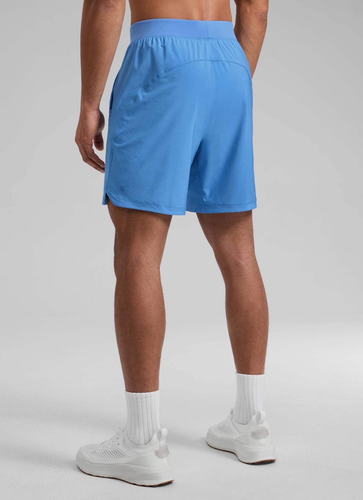 CRZ YOGA Man's Feathery-Fit Soft Training Mid Rise Linerless Shorts 7