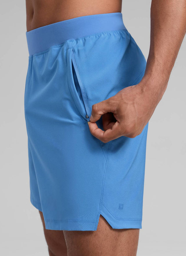 CRZ YOGA Man's Feathery-Fit Soft Training Mid Rise Linerless Shorts 7