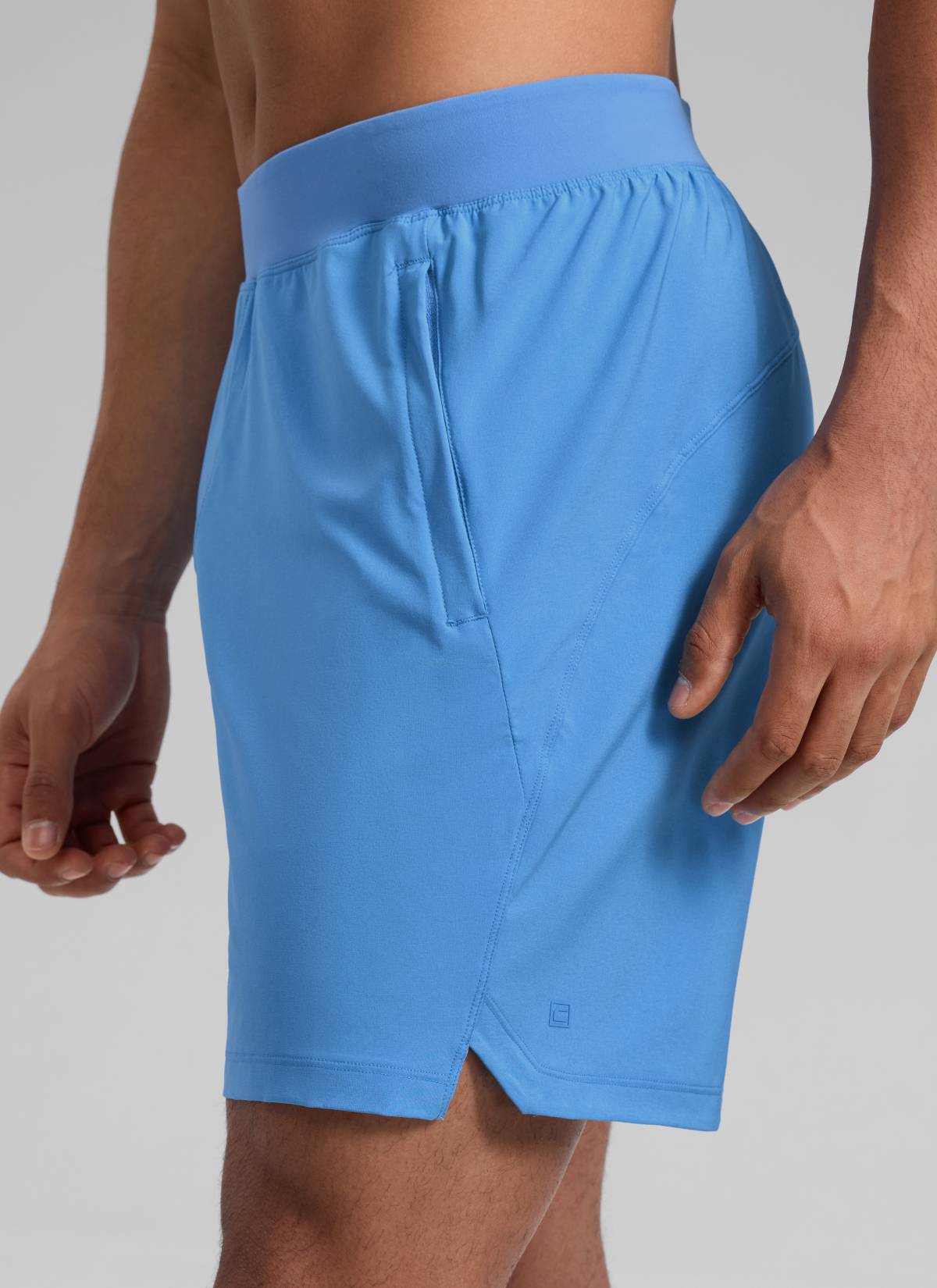 CRZ YOGA Man's Feathery-Fit Soft Training Mid Rise Linerless Shorts 7