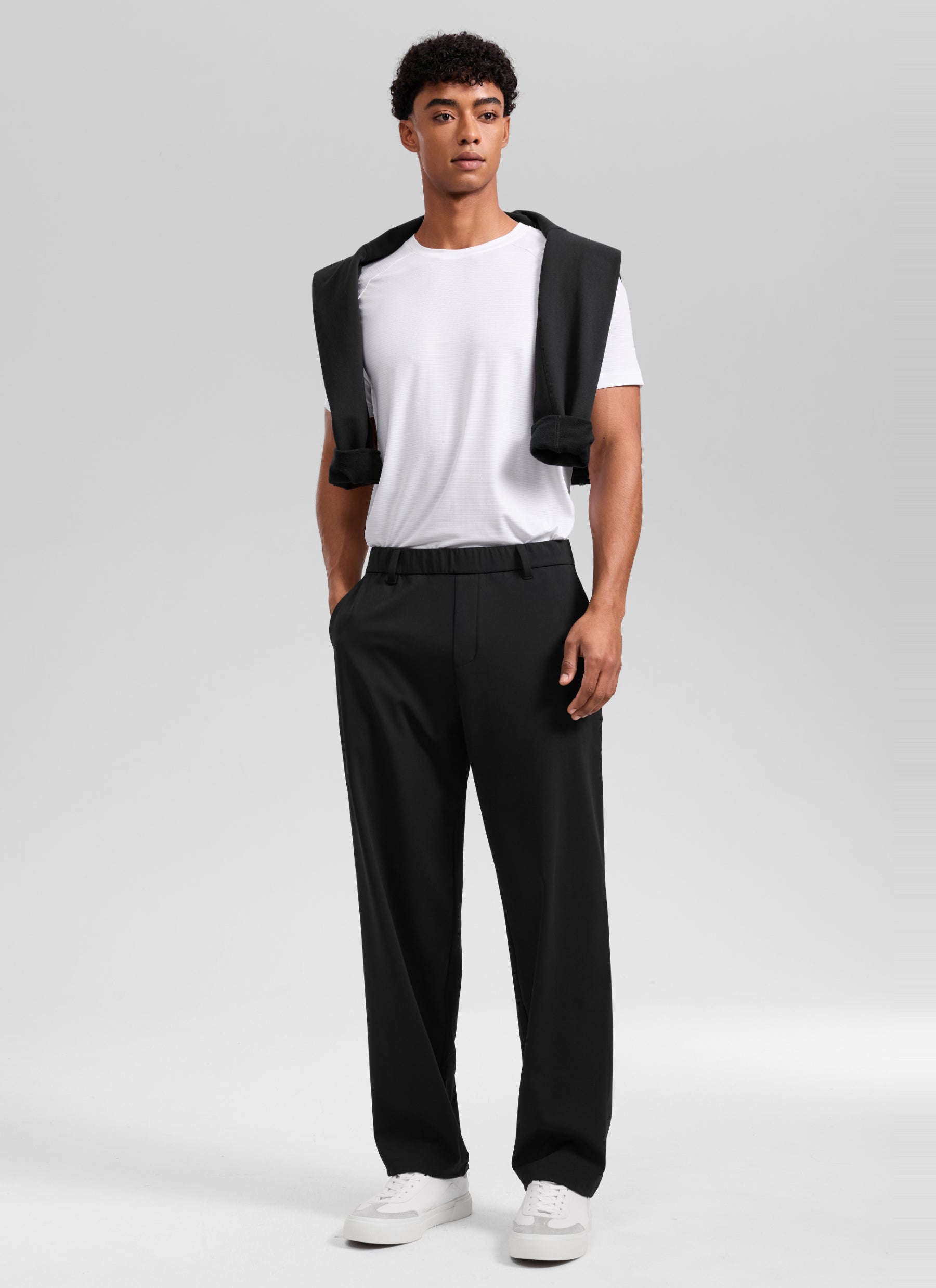 CRZ YOGA Men's 4-Way Stretch Casual Pocket Golf Quick-drying Pants 30