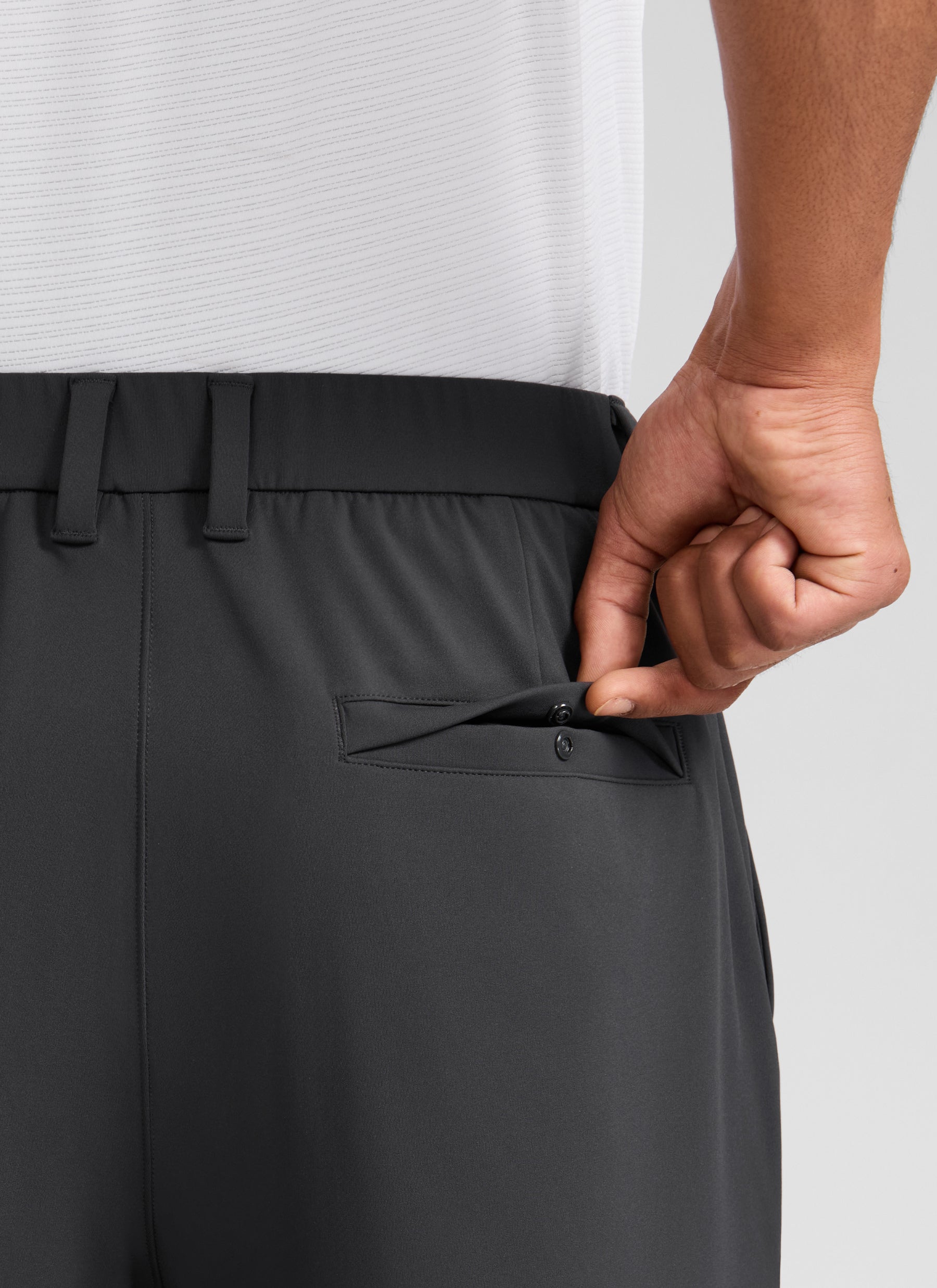 CRZ YOGA Men's 4-Way Stretch Casual Pocket Golf Quick-drying Pants 30