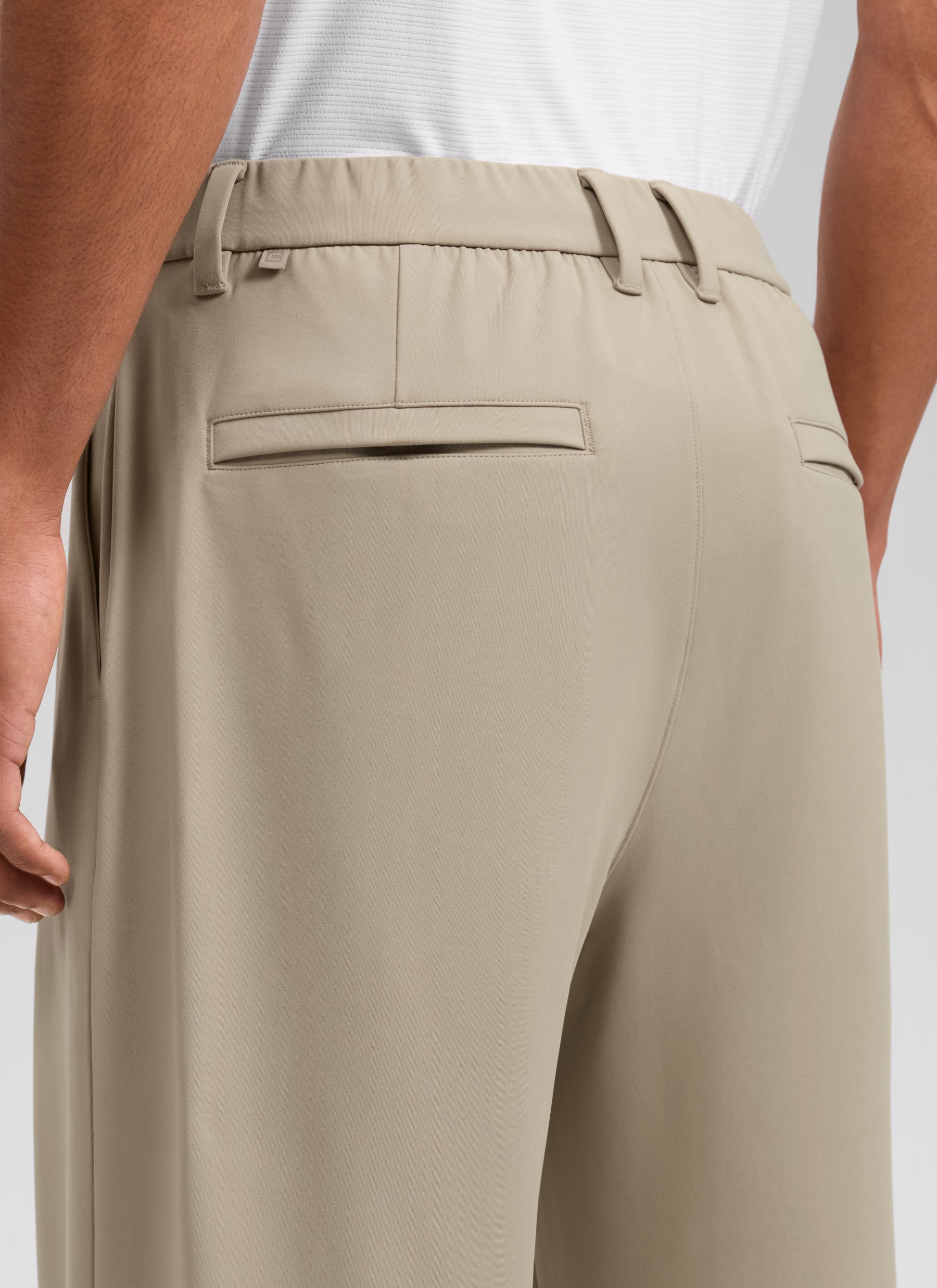 CRZ YOGA Men's 4-Way Stretch Casual Pocket Golf Quick-drying Pants 30