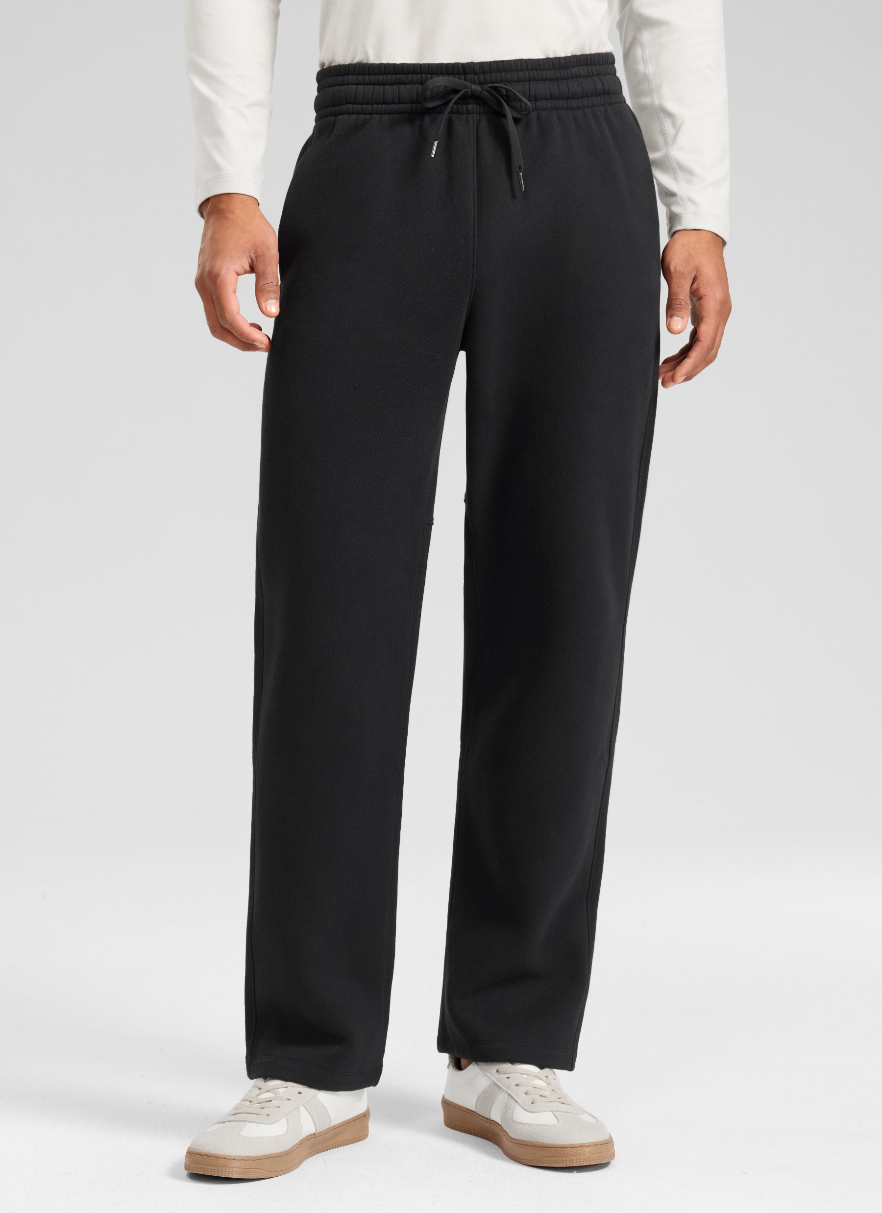 CRZ YOGA Men's Fleece Lined Casual Mid Rise Sweatpant 30
