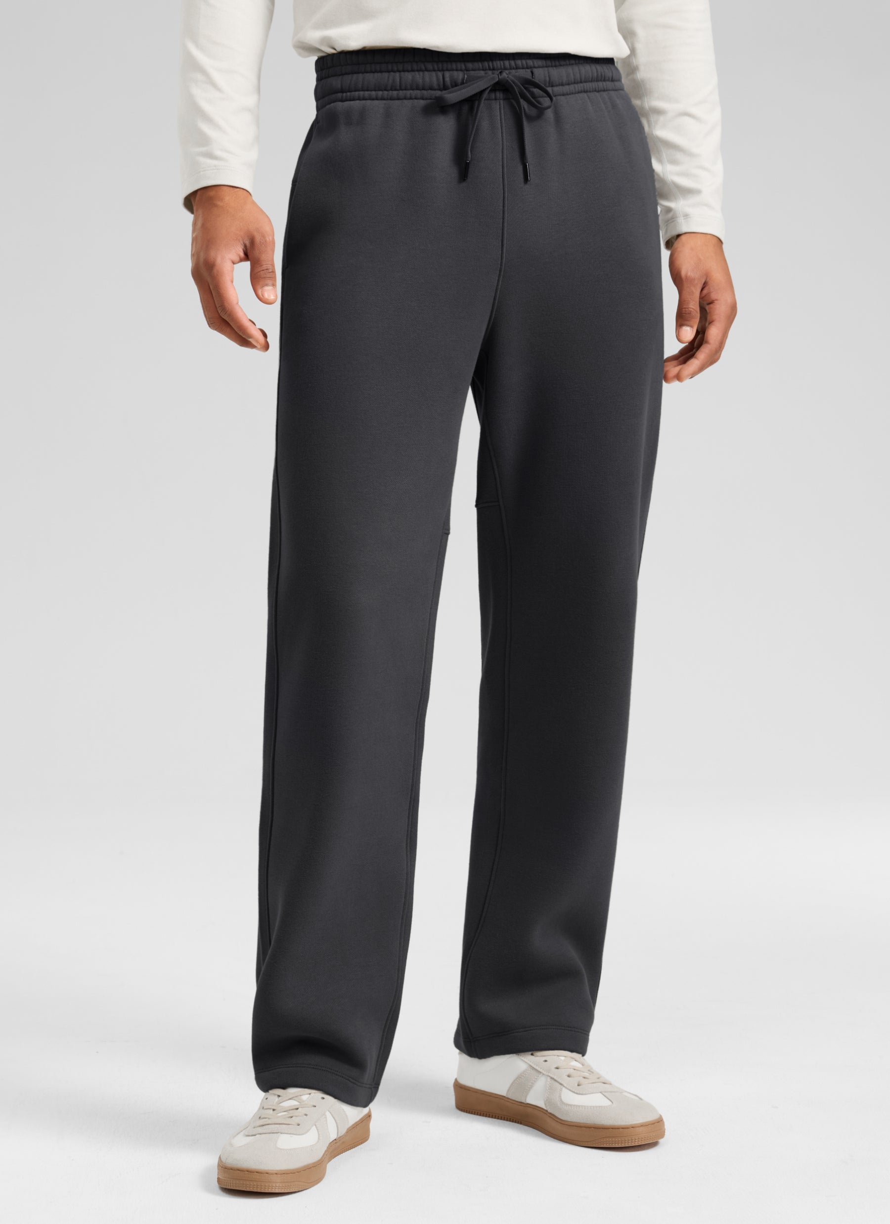 CRZ YOGA Men's Fleece Lined Casual Mid Rise Sweatpant 30