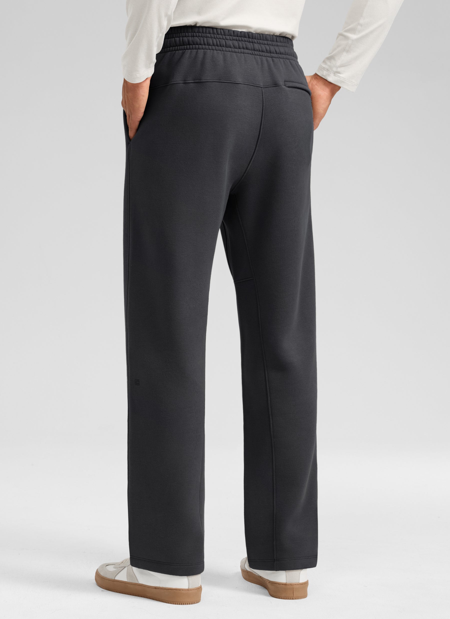 CRZ YOGA Men's Fleece Lined Casual Mid Rise Sweatpant 30
