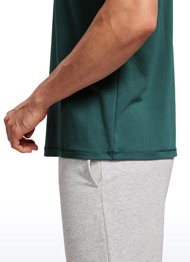 Quick Dry High Crewneck Short Sleeves Shirts