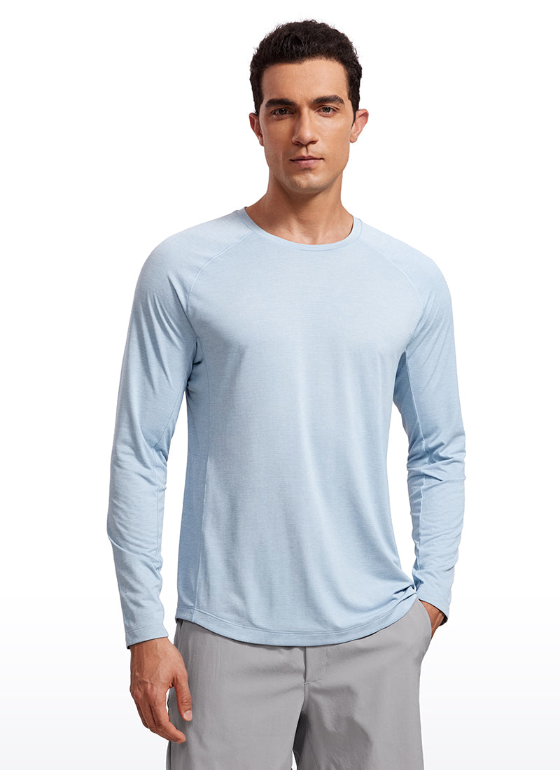 Lightweight Rounded Scallop Bottom Long Sleeves