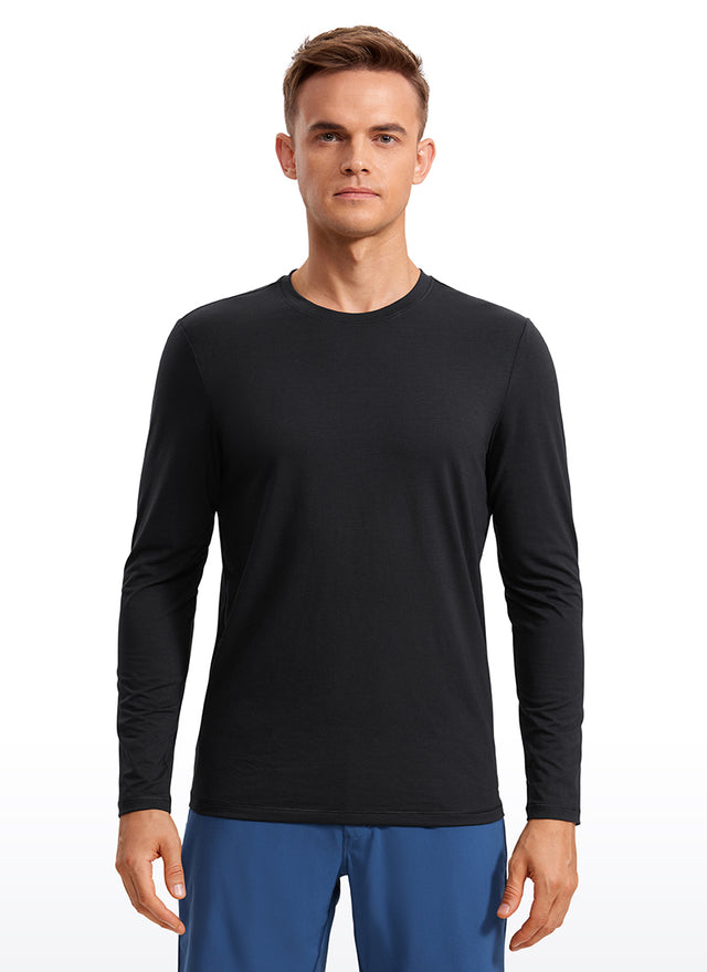 Quick Dry High Crewneck Long Sleeves Shirts