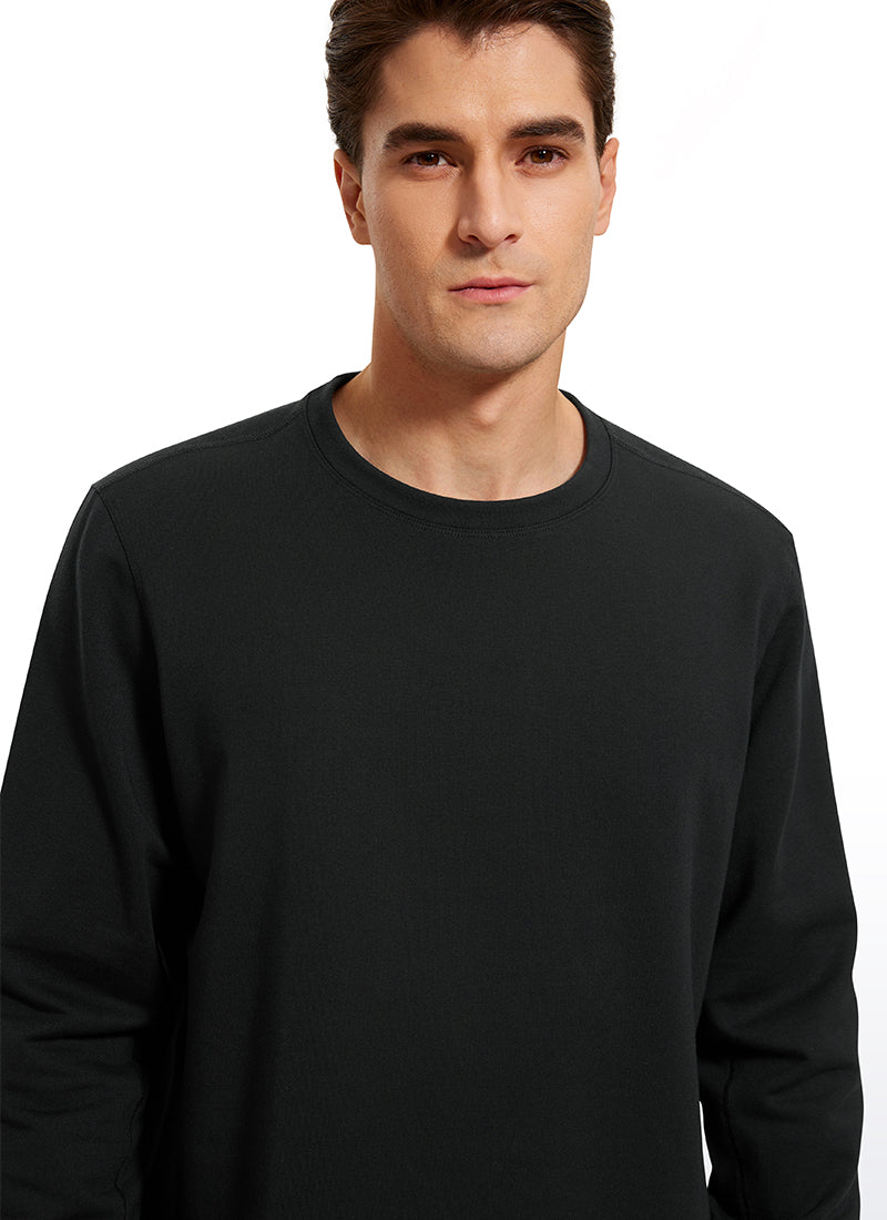 Softness Fleece Crewneck Pullover Sweatshirt