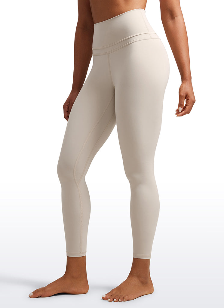 CRZ YOGA Women's Yoga Train High Rise Nakedfeel Leggings 25" 7/8 Pants Lotus Pink