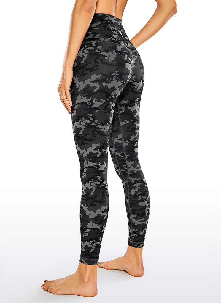 CRZ YOGA Women's Yoga Train High Rise Nakedfeel Leggings 25" 7/8 Pants Camo Multi 1