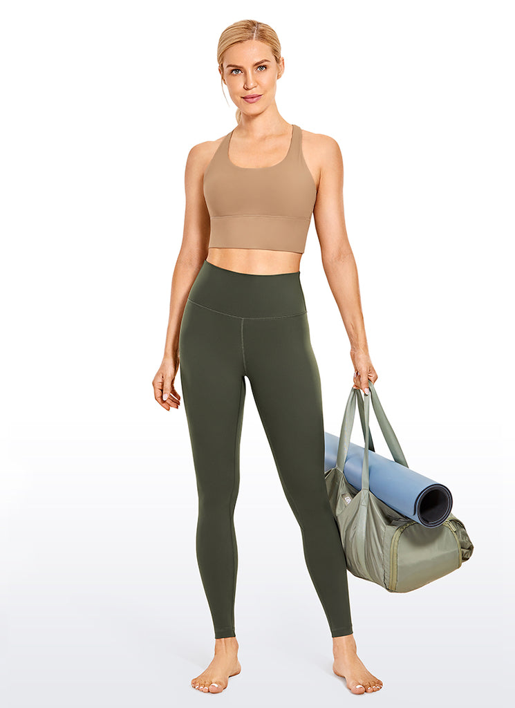 CRZ YOGA Women's Yoga Train High Rise Nakedfeel Leggings 25'' Leopard-print 4