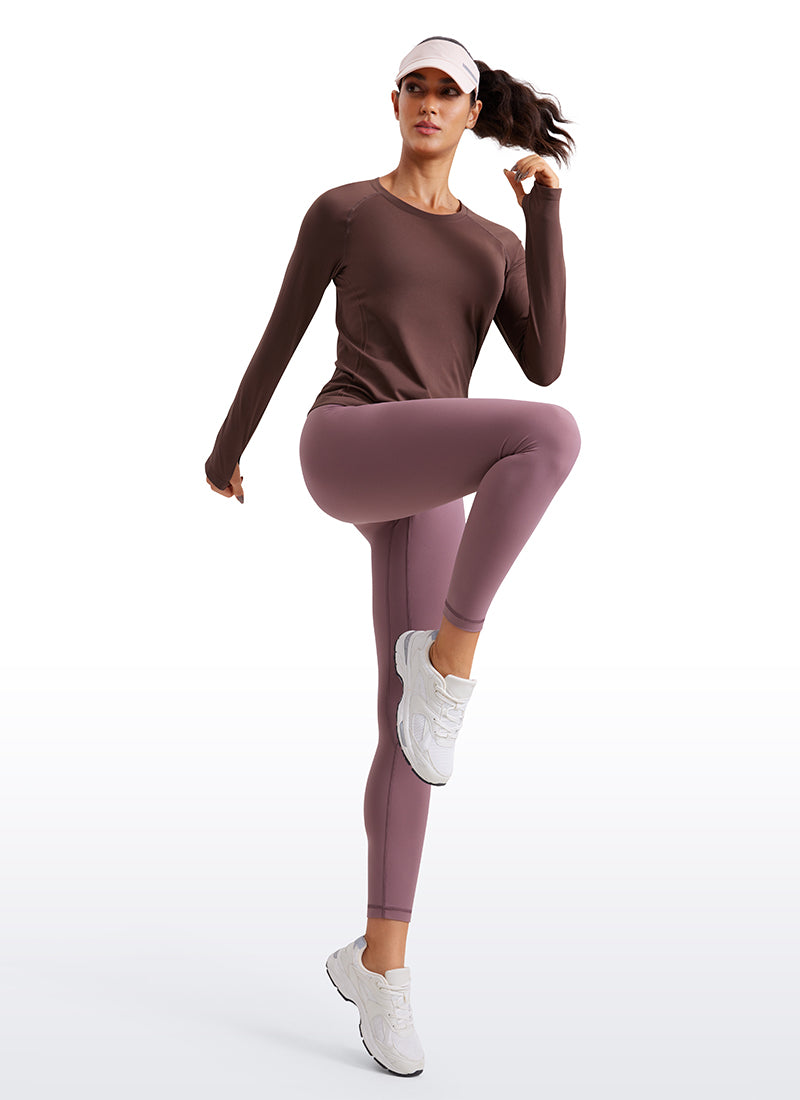 Seamless Long Sleeves with Thumbholes Shirts