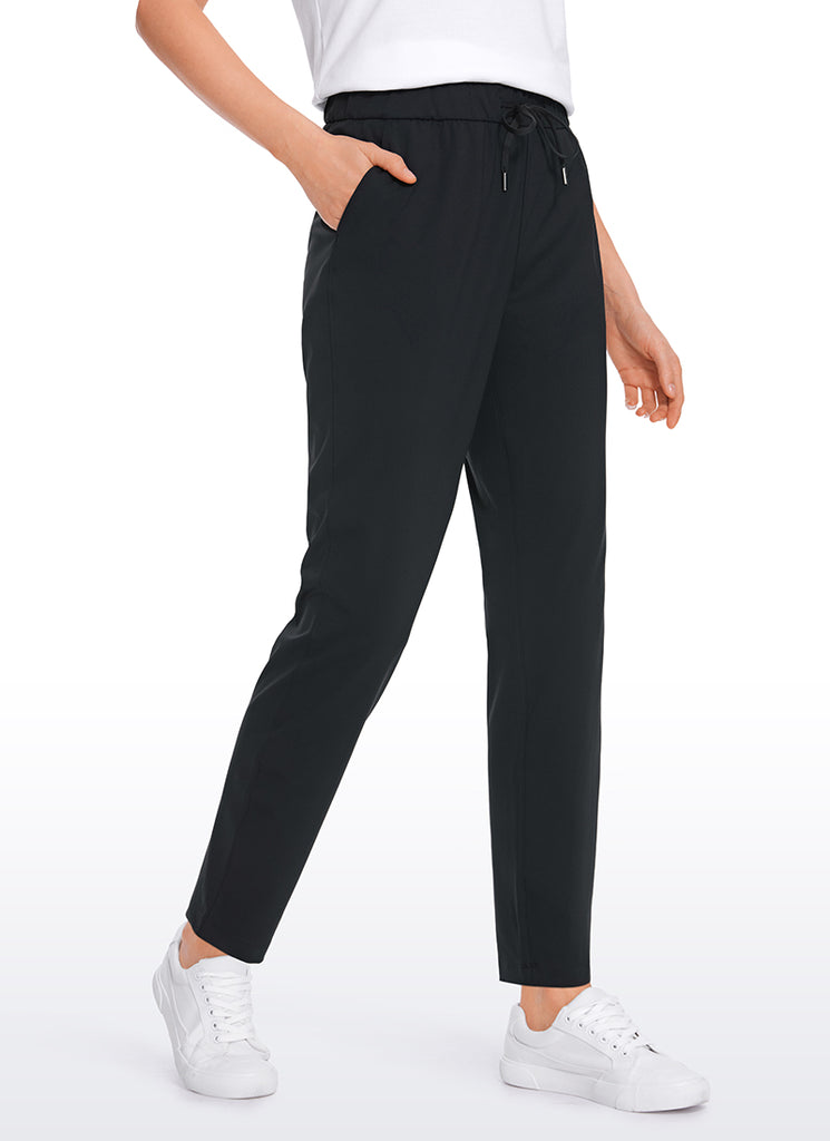 CRZ YOGA Women's Travel Slim Fit Stretch On the Travel Pants 29'' True Navy