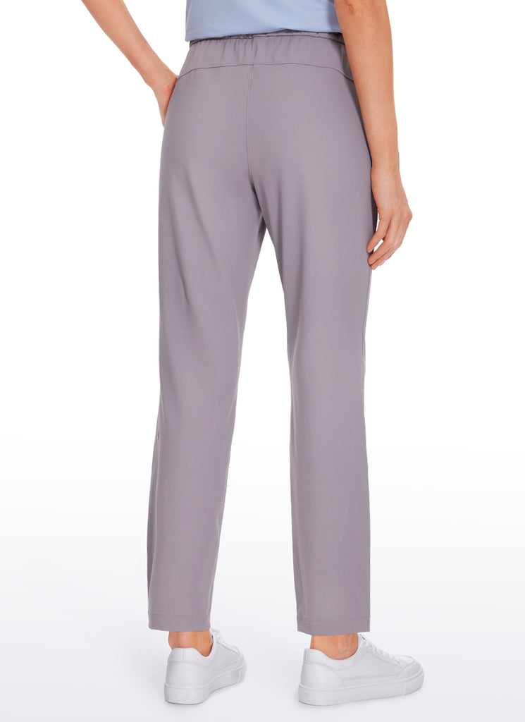 CRZ YOGA Women's Travel Slim Fit Stretch On the Travel Pants 29'' Ink Blue 2