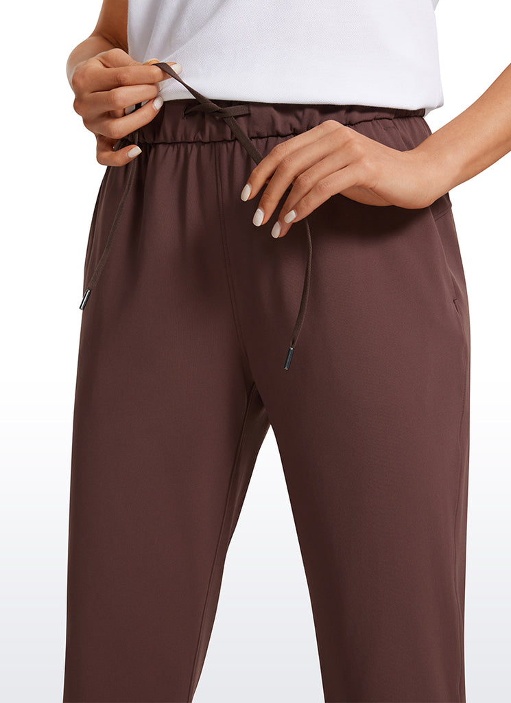 CRZ YOGA Women's Travel Slim Fit Stretch On the Travel Pants 29'' Melanite