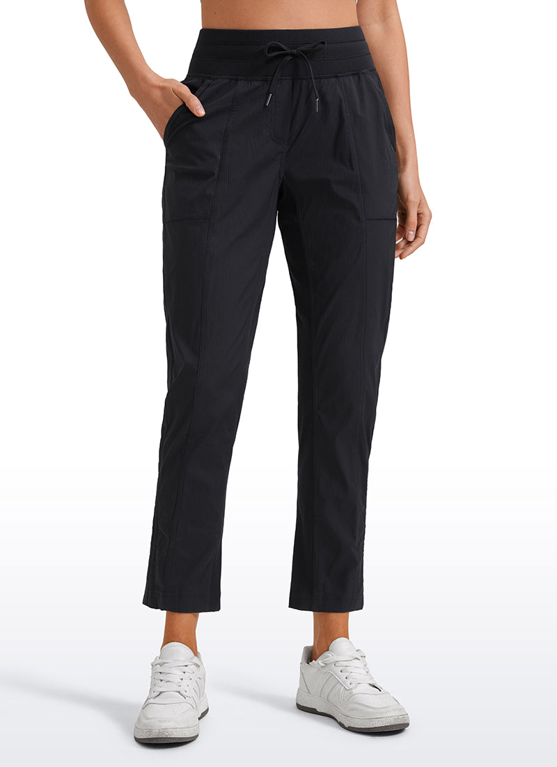 Striped Pants with Pockets 27''- Cinched Leg