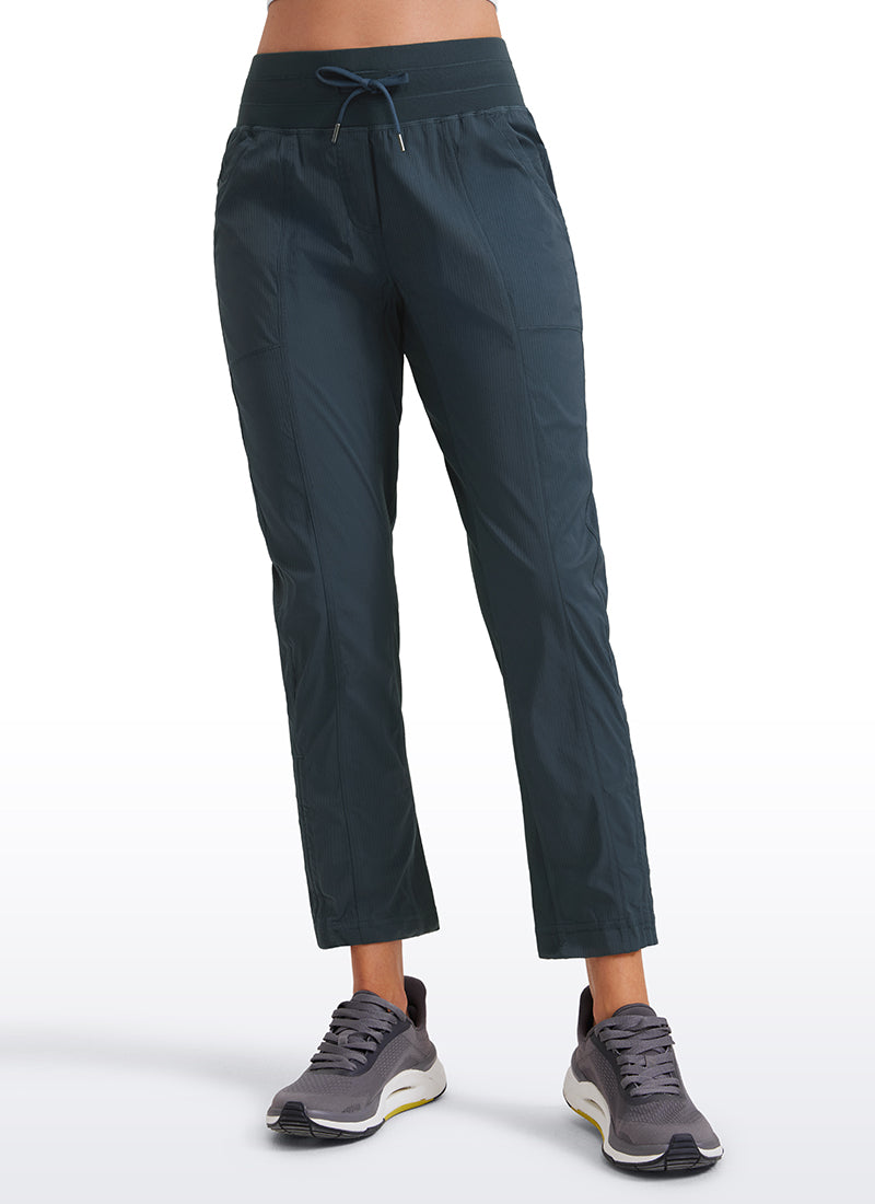 Striped Pants with Pockets 27''- Cinched Leg