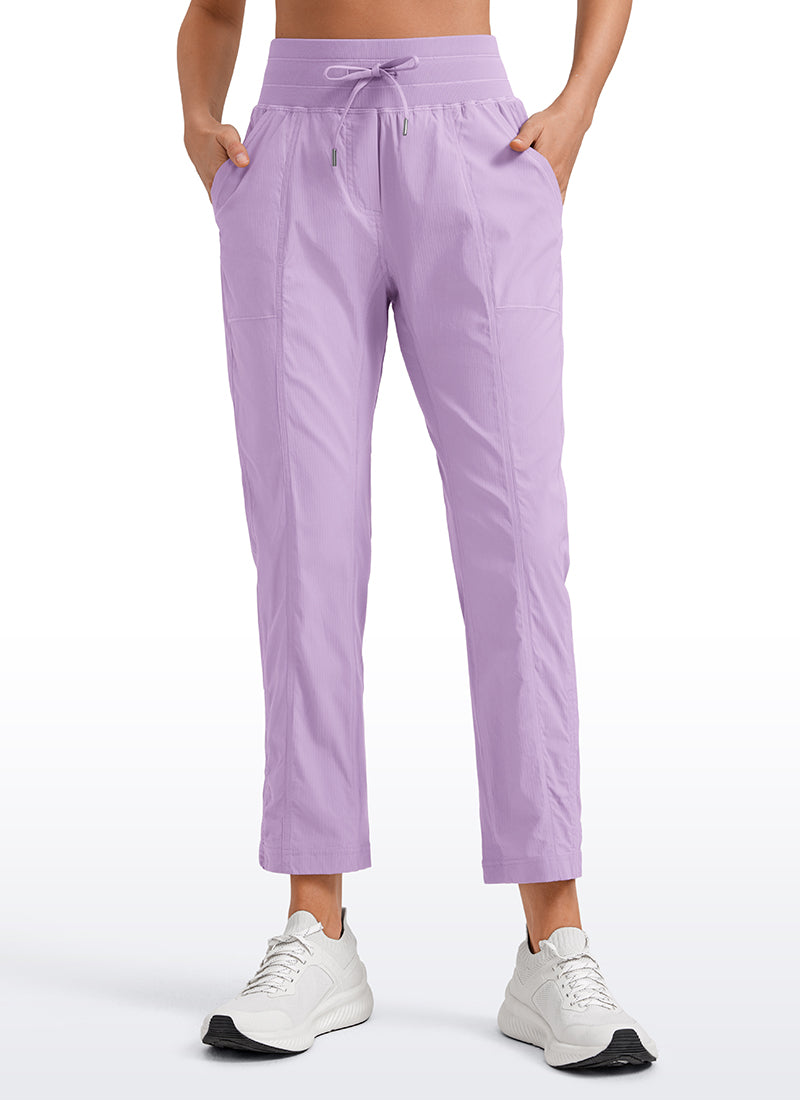 Striped Pants with Pockets 27''- Cinched Leg