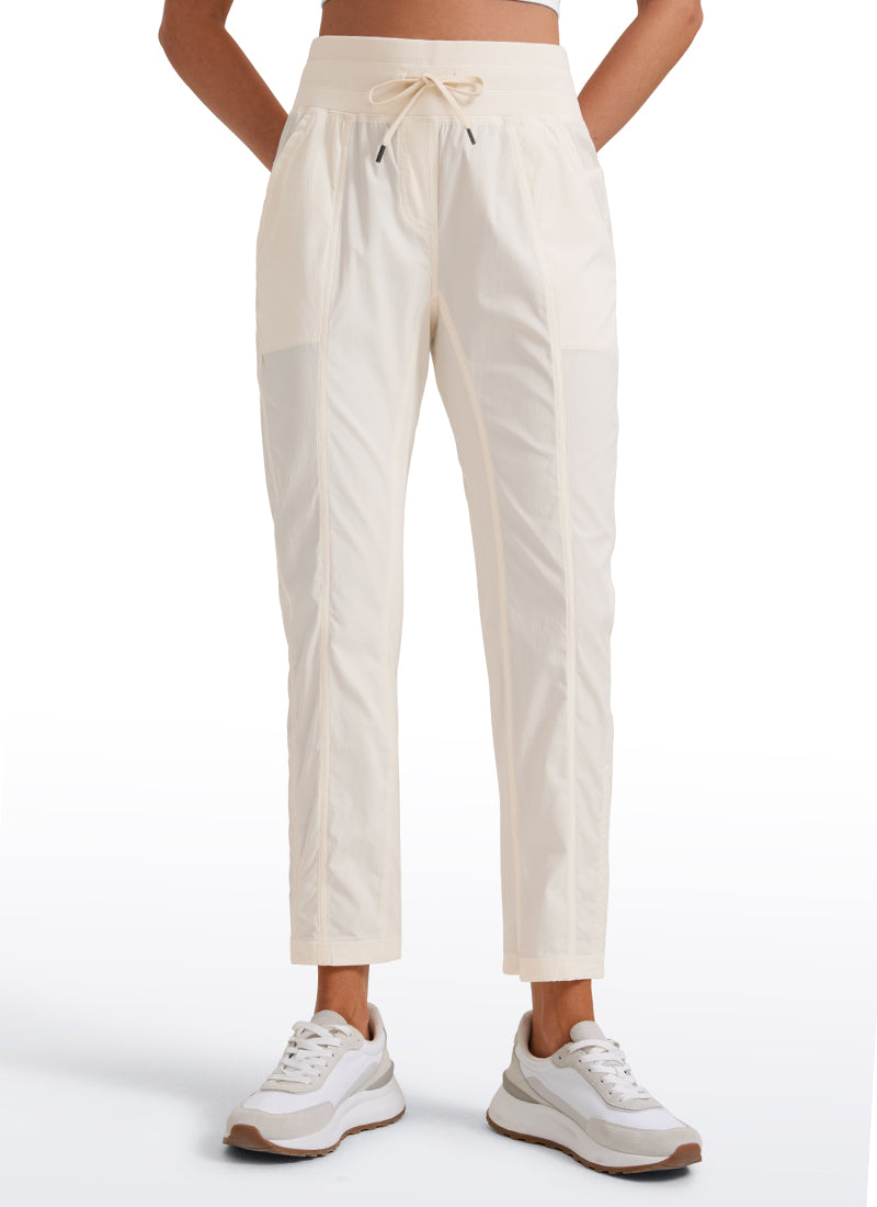 Striped Pants with Pockets 27''- Cinched Leg