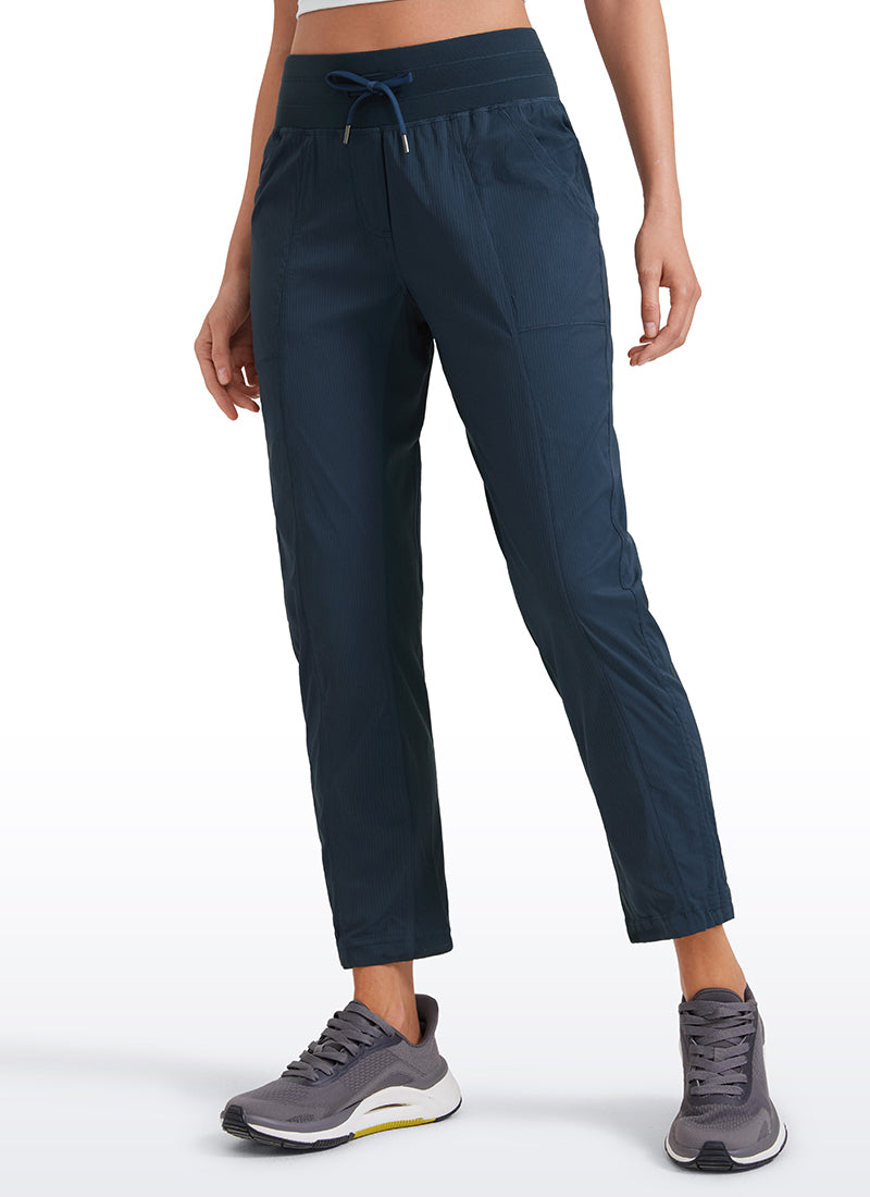 Striped Pants with Pockets 27''- Cinched Leg