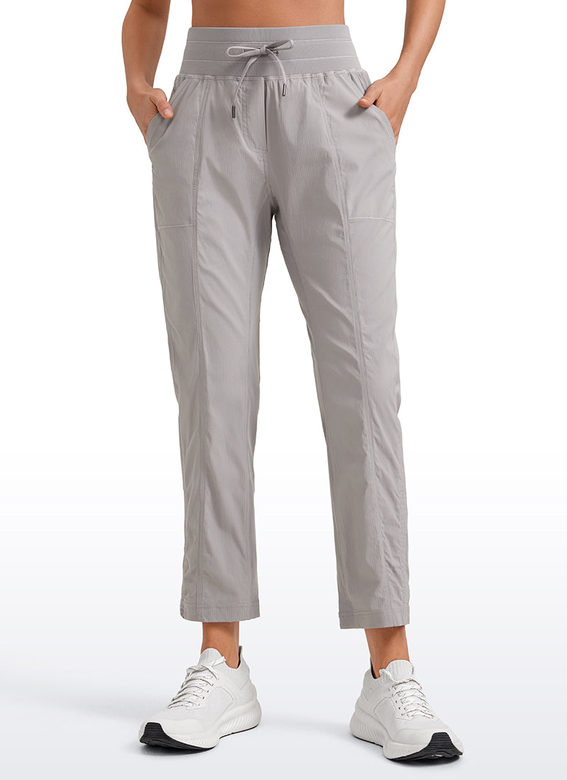 Striped Pants with Pockets 27''- Cinched Leg