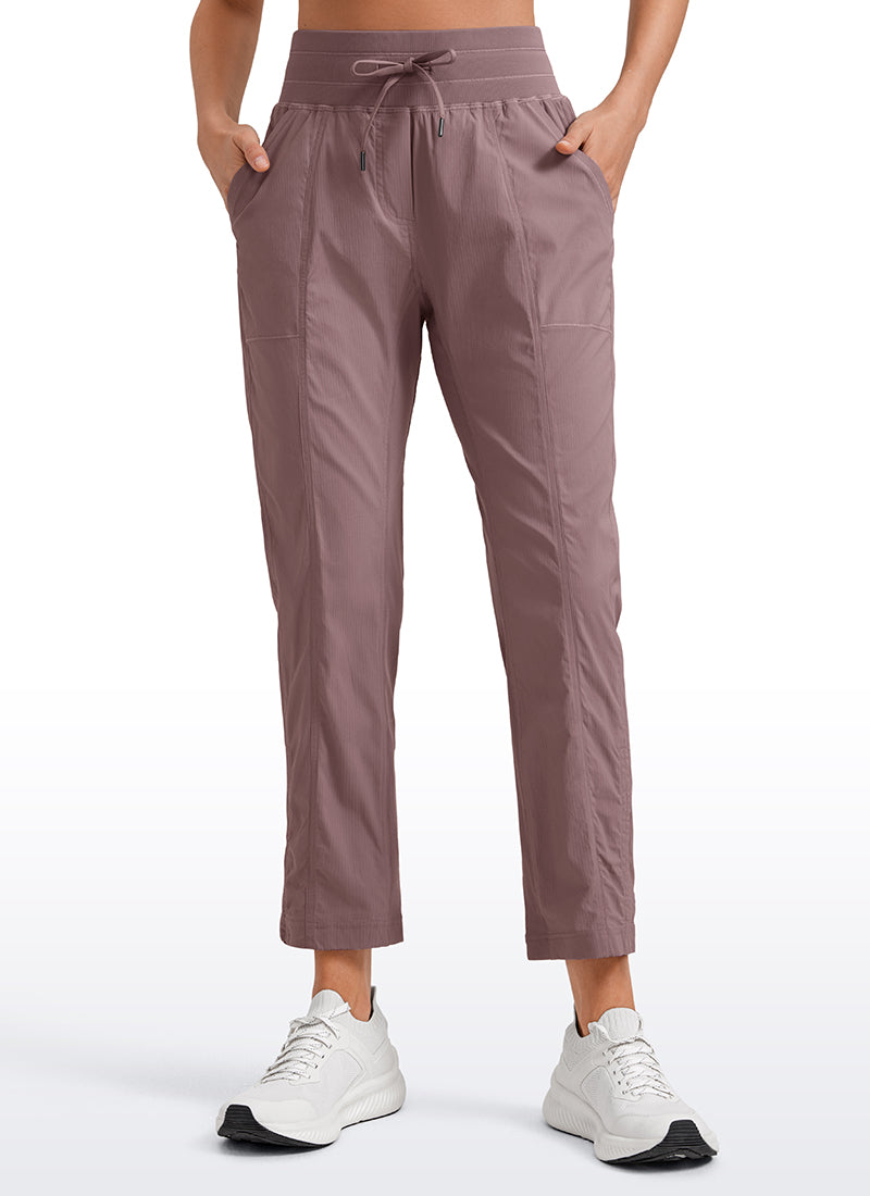 Striped Pants with Pockets 27''- Cinched Leg