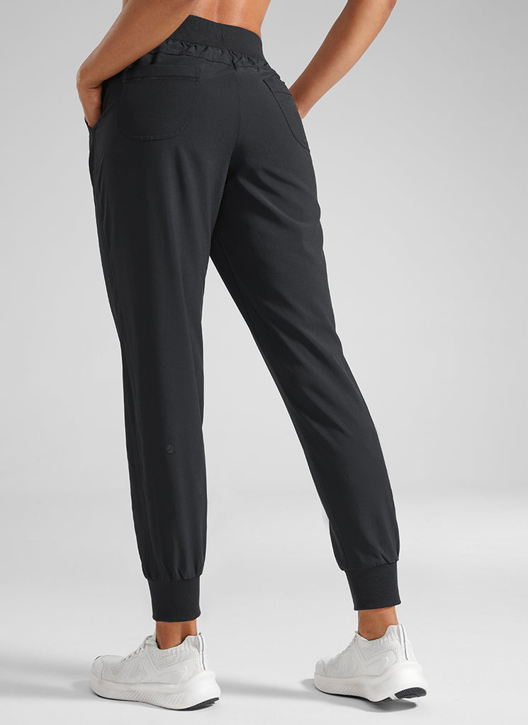 CRZ YOGA Women's Train Loose Fit Feathery-Fit Drawstring Jogger 28'' Dark Olive