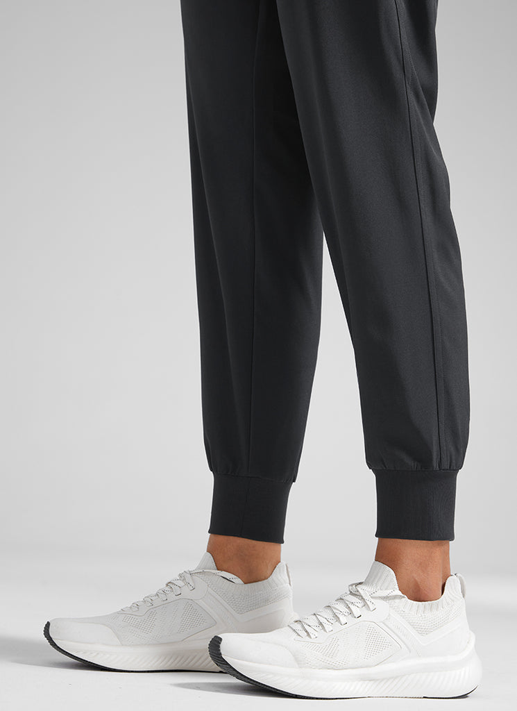 CRZ YOGA Women's Train Loose Fit Feathery-Fit Drawstring Jogger 28'' Black