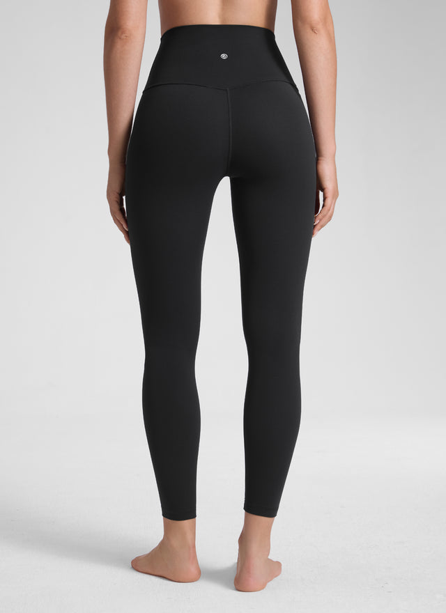 CRZ YOGA Women's Yoga Lounge High Rise Butterluxe Yoga Leggings 25'' Black @model_info:Malisa
