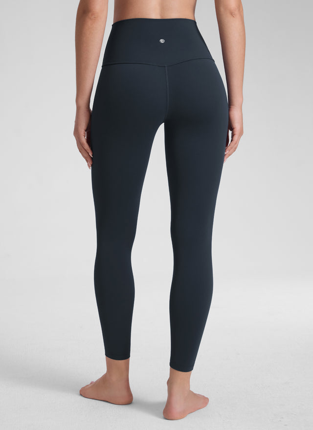 CRZ YOGA Women's Yoga Lounge High Rise Butterluxe Yoga Leggings 25'' True Navy @model_info:Malisa