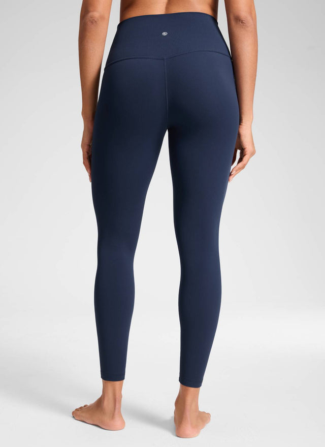 CRZ YOGA Women's Yoga Lounge High Rise Butterluxe Yoga Leggings 25'' Club Blue @model_info:Dany