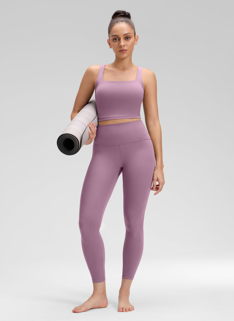 CRZ YOGA Women's Yoga Lounge High Rise Butterluxe Yoga Leggings 25'' Oak