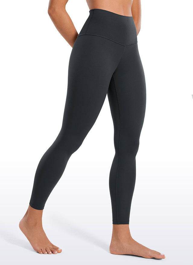 CRZ YOGA Women's Yoga Lounge High Rise Butterluxe Yoga Leggings 25'' Melanite