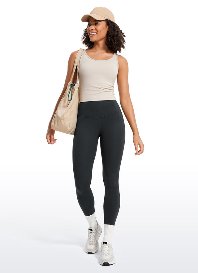 CRZ YOGA Women's Yoga Lounge High Rise Butterluxe Yoga Leggings 25'' Melanite