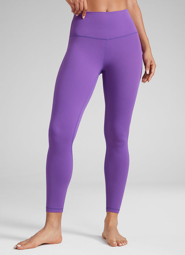CRZ YOGA Women's Yoga Lounge High Rise Butterluxe Yoga Leggings 25'' Royal Lilac @model_info:Amanda