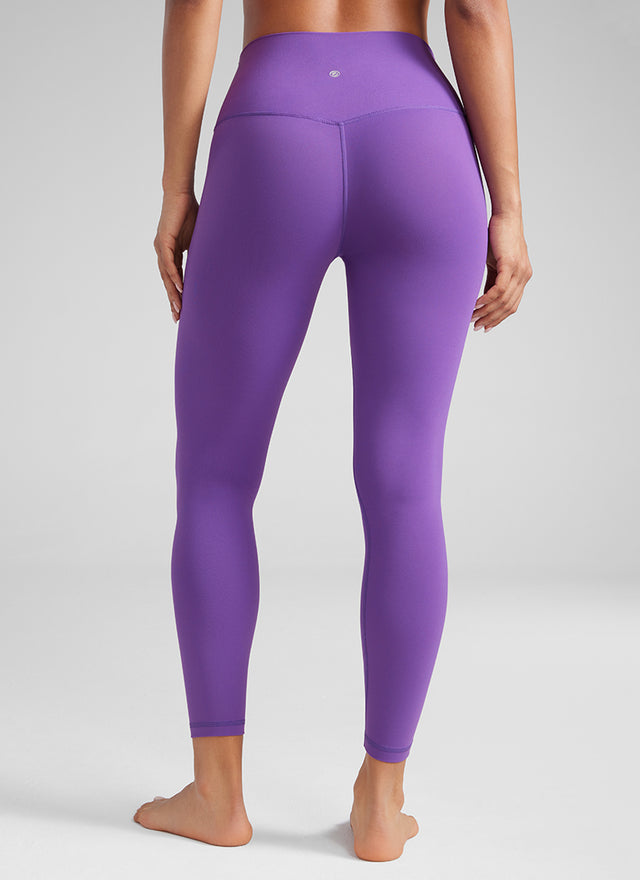 CRZ YOGA Women's Yoga Lounge High Rise Butterluxe Yoga Leggings 25'' Royal Lilac @model_info:Amanda