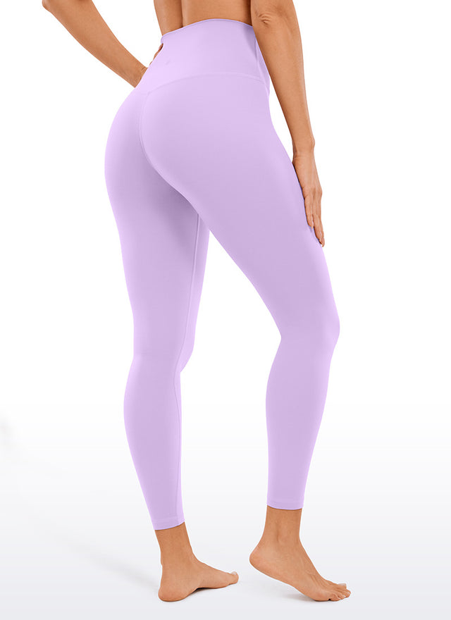 CRZ YOGA Women's Yoga Lounge High Rise Butterluxe Yoga Leggings 25'' Elfin Purple
