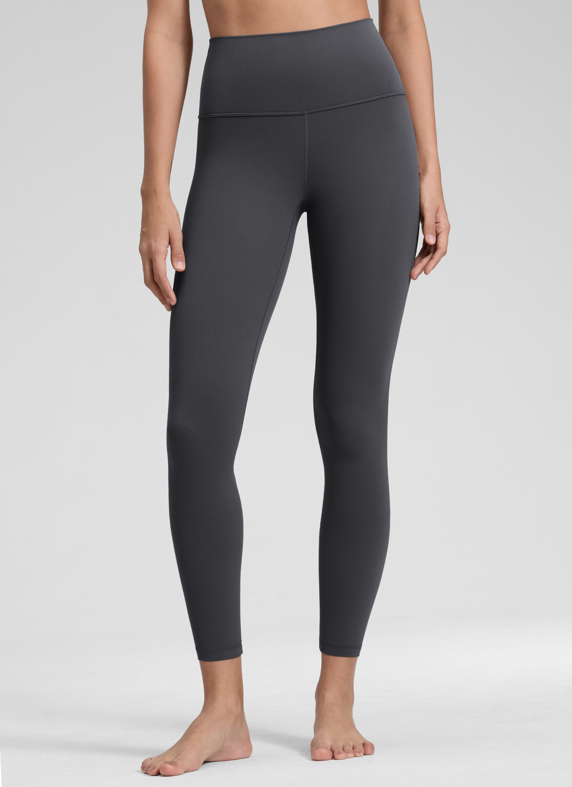 CRZ YOGA Women's Yoga Lounge High Rise Butterluxe Yoga Leggings 25'' Mysterious Grey