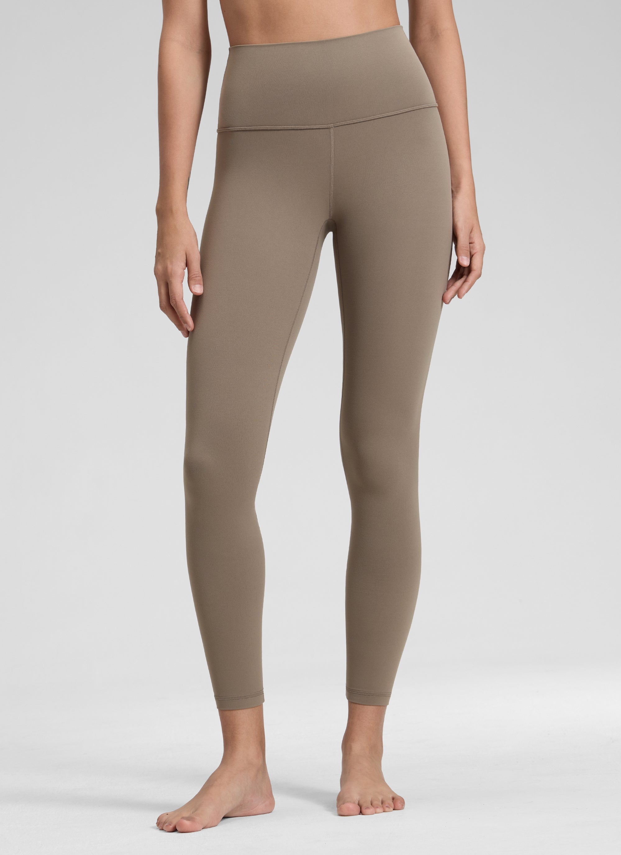 CRZ YOGA Women's Yoga Lounge High Rise Butterluxe Yoga Leggings 25'' Nomad Grey