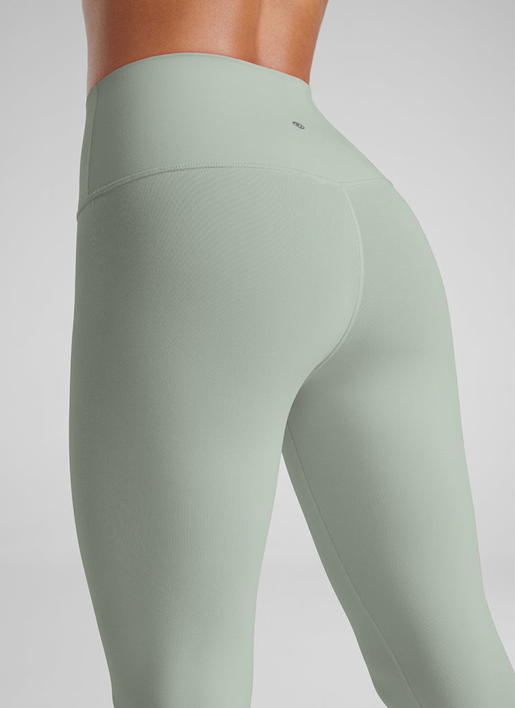 CRZ YOGA Women's Yoga Lounge High Rise Butterluxe Yoga Leggings 25'' Deep Red