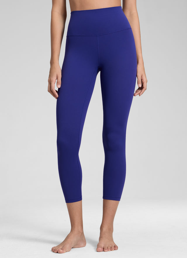CRZ YOGA Women's Yoga Lounge High Rise Butterluxe Yoga Leggings 23'' Larkspur Blue @model_info:Jenna