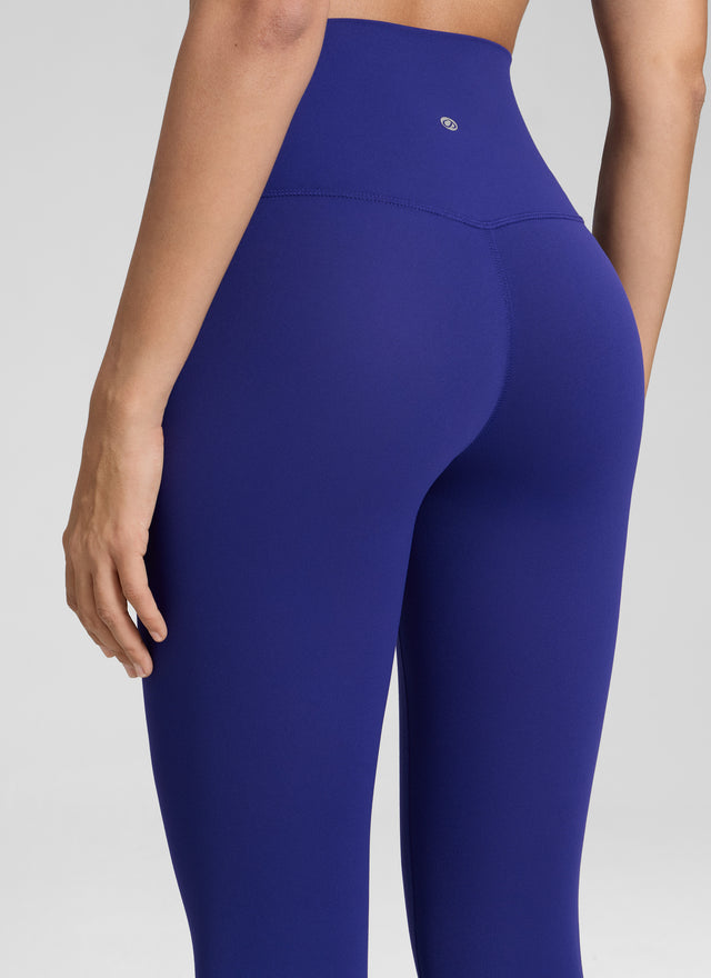 CRZ YOGA Women's Yoga Lounge High Rise Butterluxe Yoga Leggings 23'' Larkspur Blue @model_info:Jenna