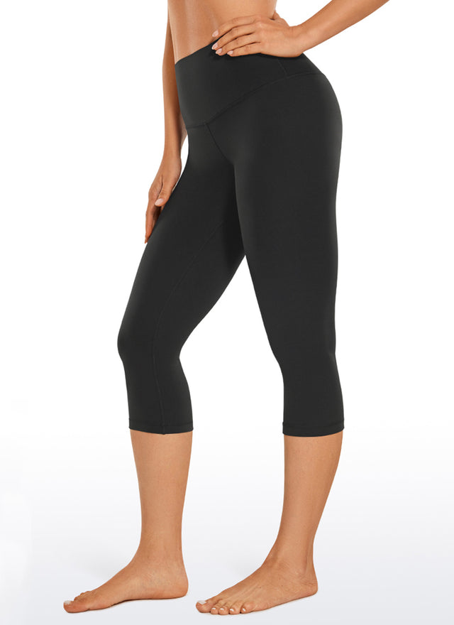CRZ YOGA Women's Yoga Lounge High Rise Butterluxe Yoga Leggings 17'' Black @model_info:N
