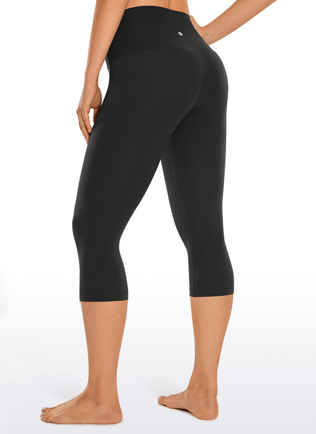 CRZ YOGA Women's Yoga Lounge High Rise Butterluxe Yoga Leggings 17'' Black @model_info:N