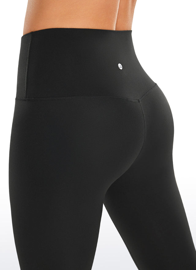 CRZ YOGA Women's Yoga Lounge High Rise Butterluxe Yoga Leggings 17'' Black