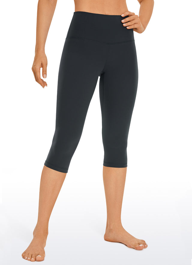 CRZ YOGA Women's Yoga Lounge High Rise Butterluxe Yoga Leggings 17'' Melanite @model_info:N