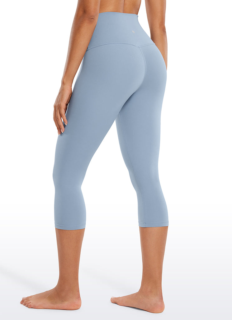 CRZ YOGA Women's Yoga Lounge High Rise Butterluxe Yoga Leggings 19'' Spectral Blue