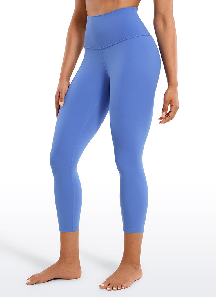 CRZ YOGA Women's Yoga Lounge High Rise Butterluxe Yoga Leggings 23'' Deep Purple