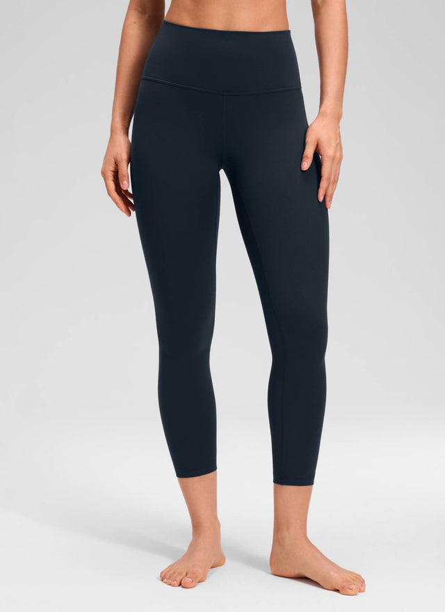 CRZ YOGA Women's Yoga Lounge High Rise Butterluxe Yoga Leggings 23'' True Navy